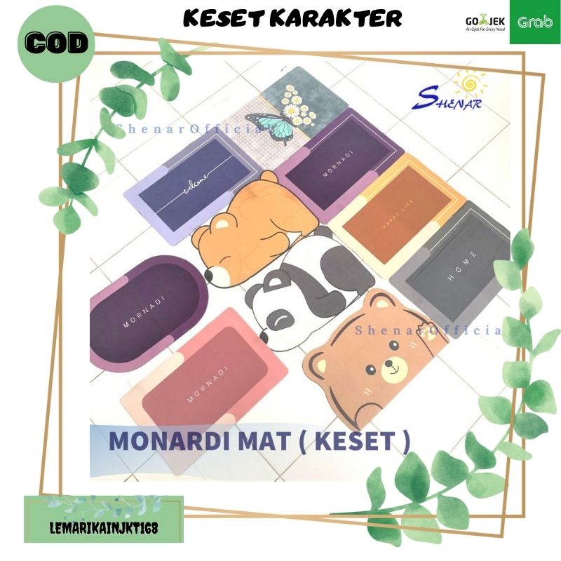 New Shenar Bisa Cod - monardi Keset Kaki Kamar Mandi Nyerap Air Anti Bakteri Premium Anti Slip Keset Batu Kamar Mandi| keset kamar mandi|keset alas kaki