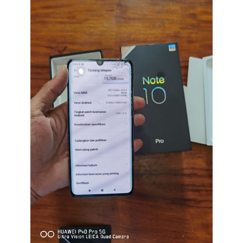 Xiaomi Mi Note 10 Pro Minus