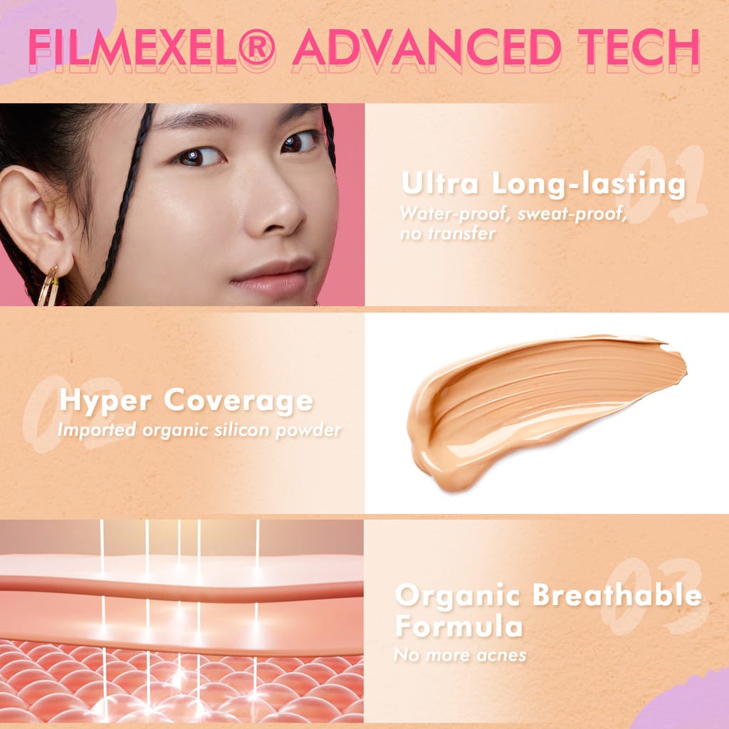 DAZZLE ME Day by Day Foundation Makeup SPF 25 PA+++