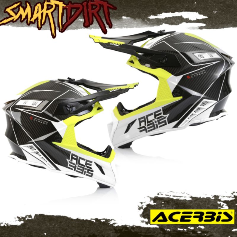 HELM ACERBIS STELL CARBON ORIGINAL . HELM CARBON ACERBIS