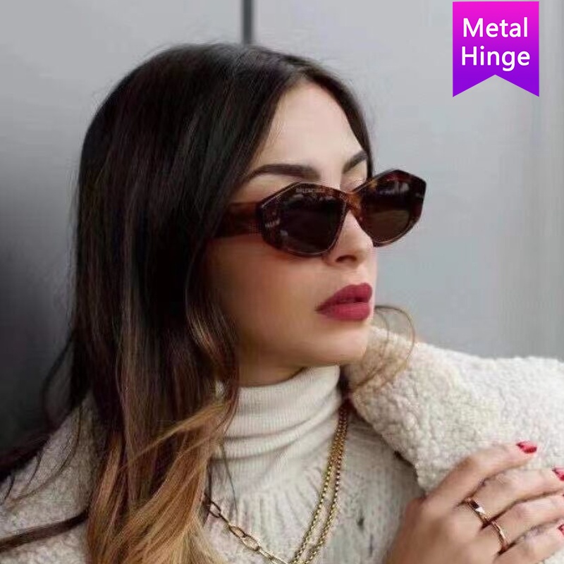 2021 new fashion irregular polygon large frame ins sunglasses