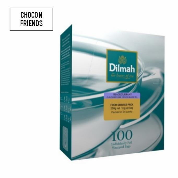 

(BISA COD) Teh Dilmah 100 sachet Blackcurrant HEMAT Kode 904