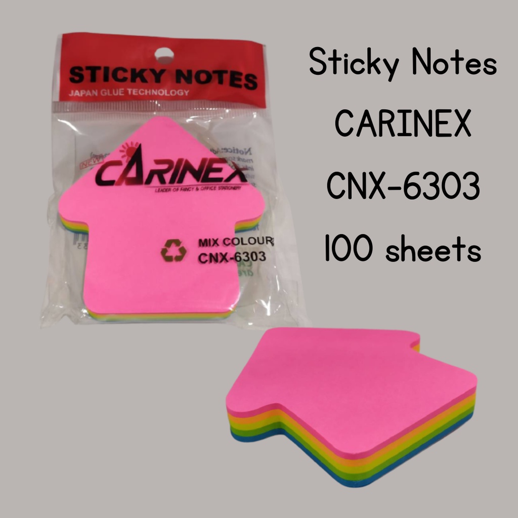 

Sticky Notes / Memo Tempel CARINEX CNX-6303 Mix Colours