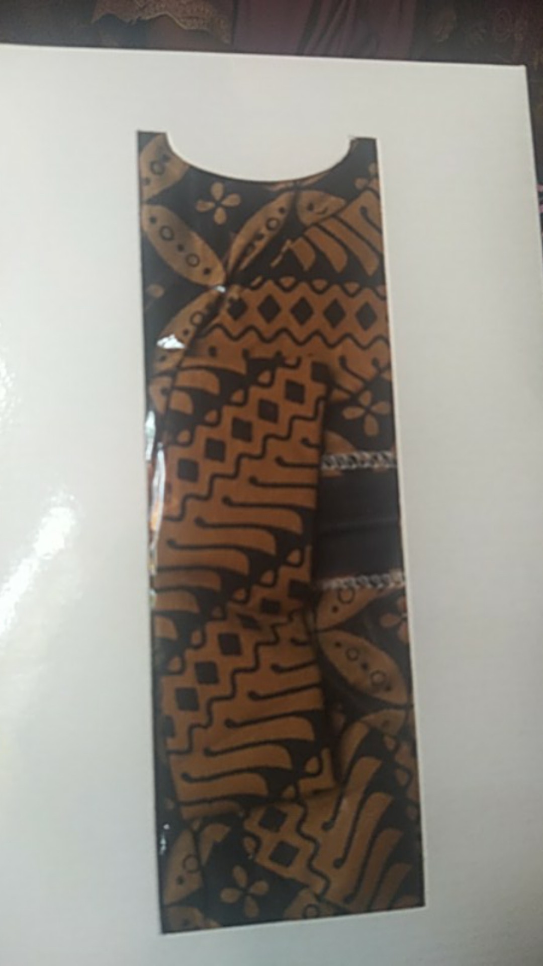 Atasan Dress Batik Wanita Sogan Kawung Dsc04934