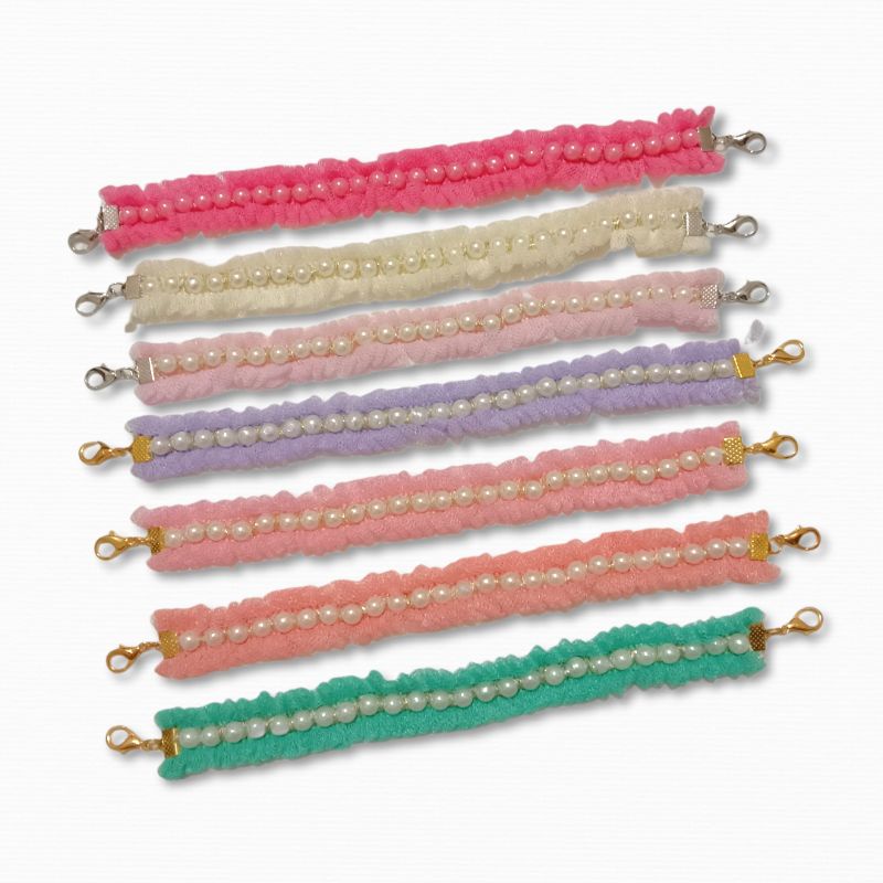 Konektor Masker Tulle Mutiara, Konektor Masker Mutiara, Konektor Masker Renda, Konektor Masker Pesta