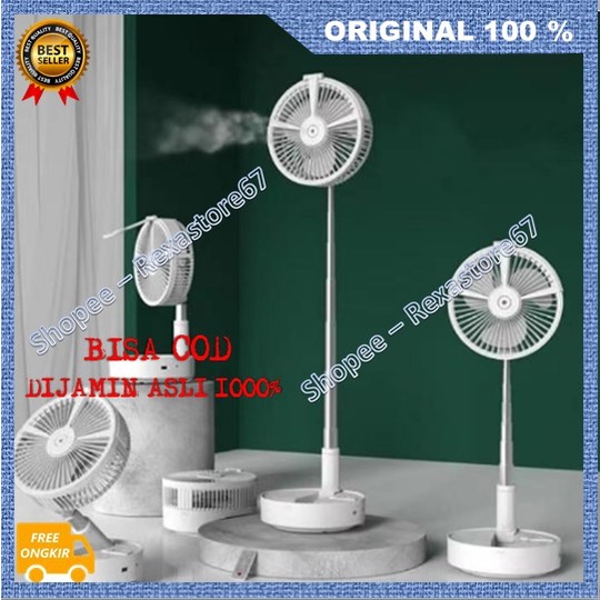 [BISA COD] Humidifier Kipas Angin Portable Lipat Portable Fan Kipas Angin Portable ASLI ORIGINAL