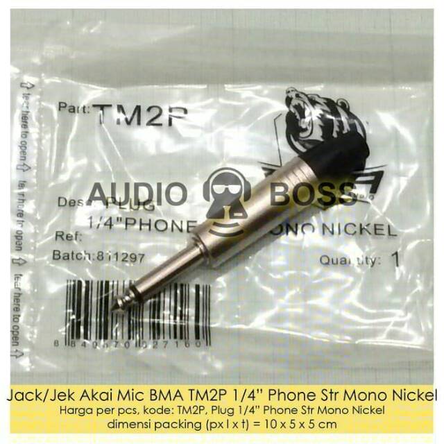 jack akay mono bma jeck jec jek Bma akai mono TM2P original