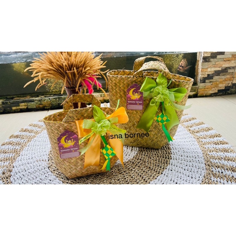 Hampers Tas Purun + Pita + Card