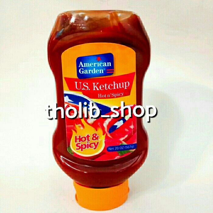 

American garden u.s ketchup hot & spicy 567 gr