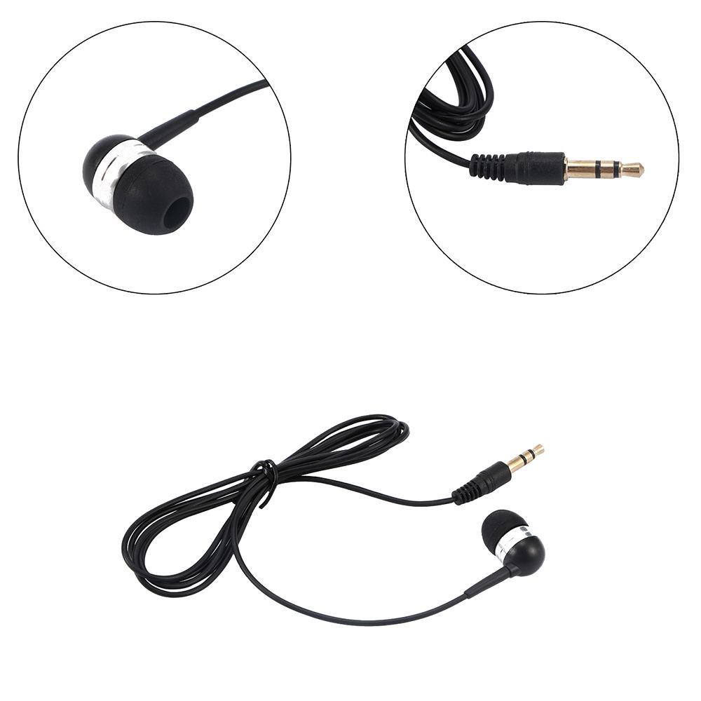 Rebuy Headset Earphone Earbuds In-Ear Mono Universal Kabel Jack 3.5mm