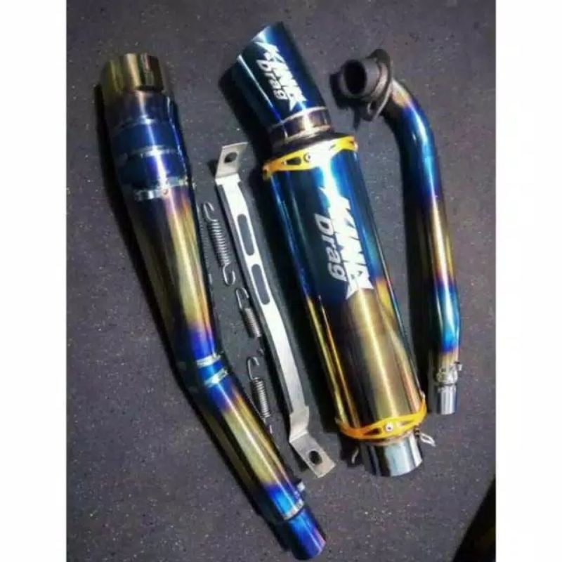 knalpot racing KING DRAG YAMAHA LC135 SNIPER MX YAMAHA JUPITER MX new
