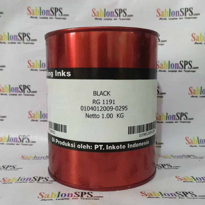 TINTA ROYAL GUARD BLACK RG 1191 HITAM TINTA SABLON PVC 1KG