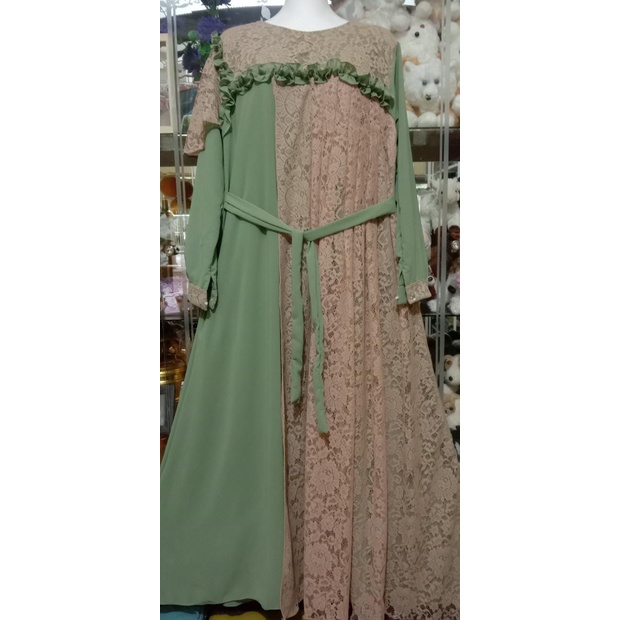 Drees cerutti  mix Brukat Cantik  indonesia/ dress modis wanita indonesia  terbaru  kekinian