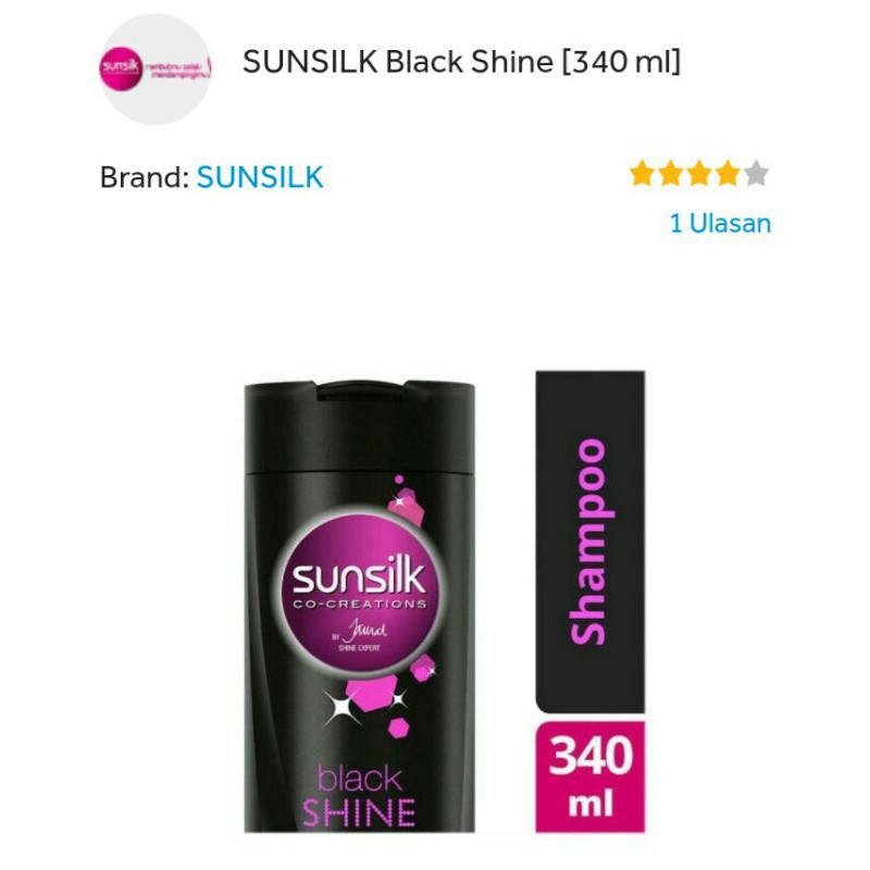 SHAMPO SUNSILK 340ML