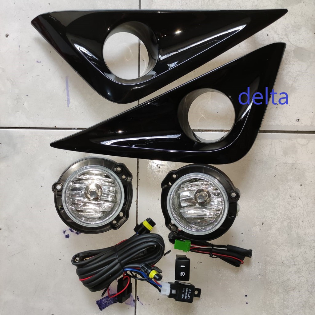 Foglamp / lampu kabut ALL NEW RUSH / TERIOS 2018-22 Black Ring 2pcs