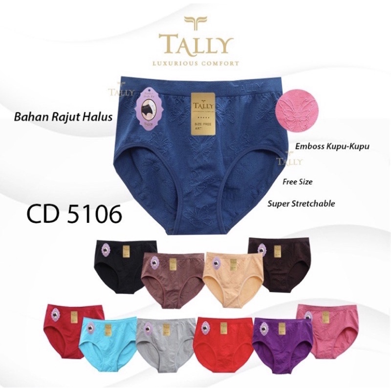CD/celana dalam Tally rajut spandex art 5106