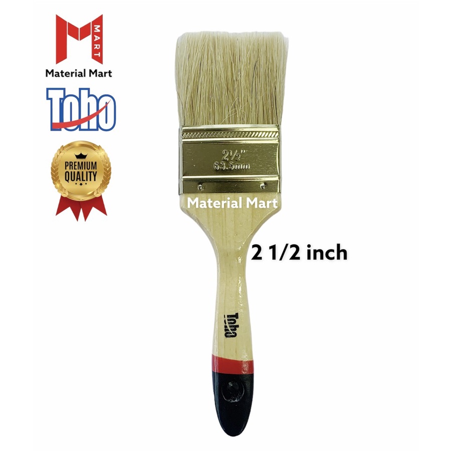 Kuas Cat Tembok Toho 2 1/2 Inch |Kuas Tembok 2,5&quot; |PREMIUM Paint Brush |Material Mart