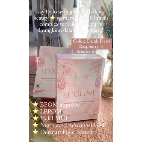 COLINE DRINK DEWS BEAUTY RASPBERRY COLLAGEN drink