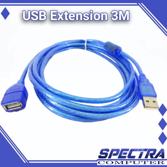 Kabel USB Extension 3 Meter Male To Female