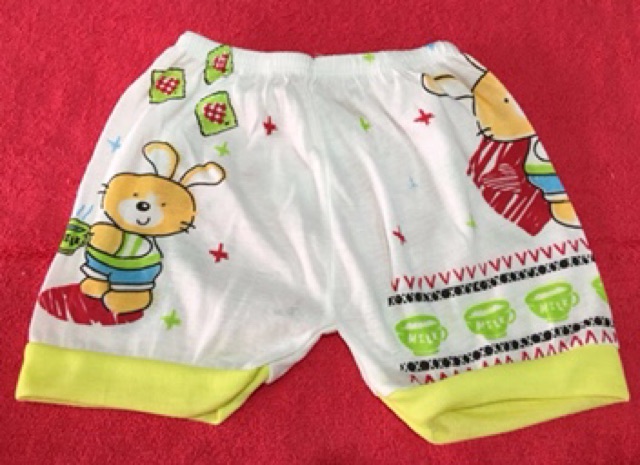 6PCS Celana Pendek bayi balita Katun 3bulan-5thn / Celana Segiempat Bayi / Celana Pendek Anak murah