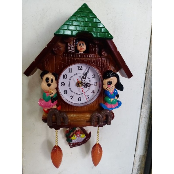 jam dinding bandul/jam dinding melodi/ja dinding Wood/jam dinding rumah/jam dinding burung