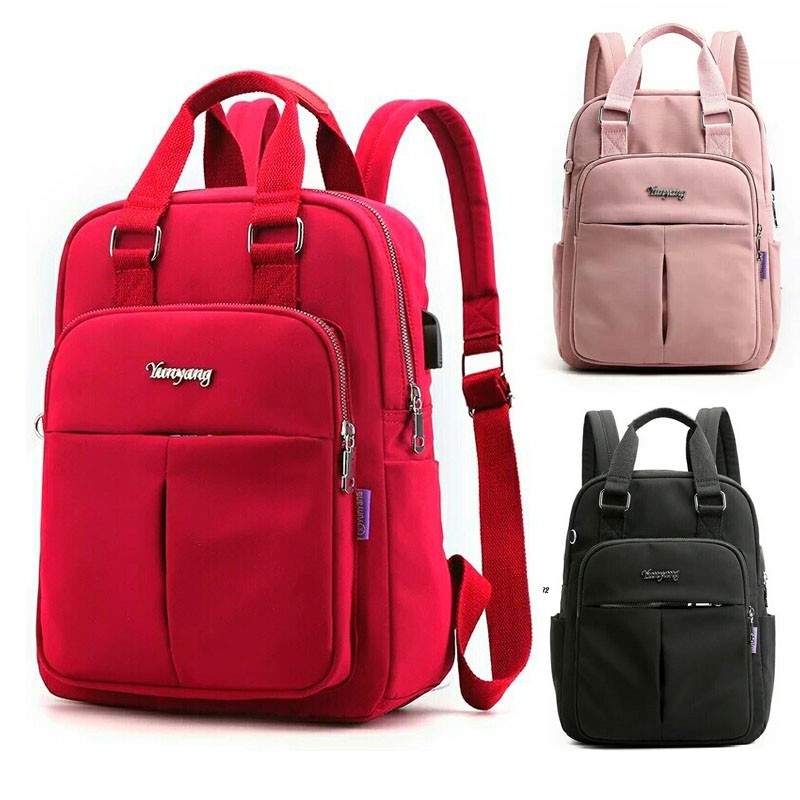 TAS RANSEL SINTETIS BANYAK SAKU ACEL 550342