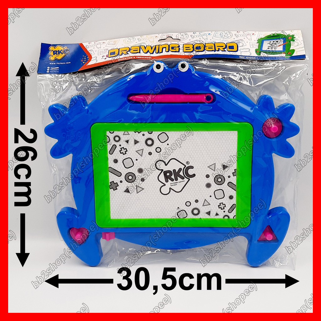 

Papan Tulis Belajar Ajaib Hapus Magnet Bentuk Katak Mainan Edukasi Anak Magnetic Drawing Board