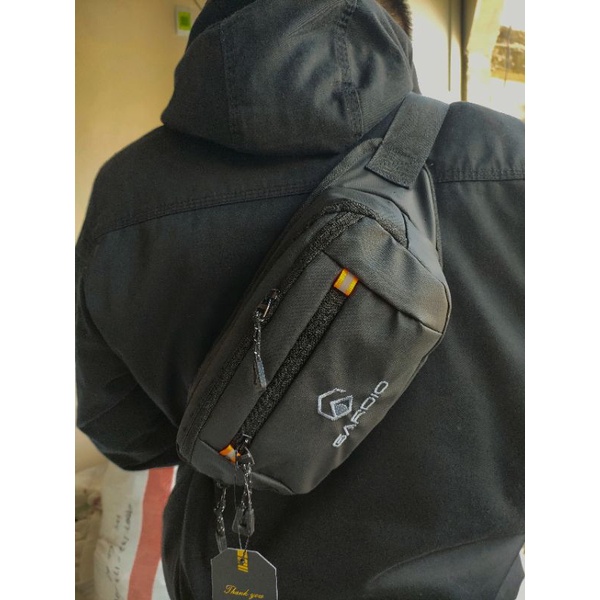 gardio./ tas selempang anti air pcr GR27 tas selempang waterproof tas distro premium tas anti air waistabag anti air termurah dan elegant