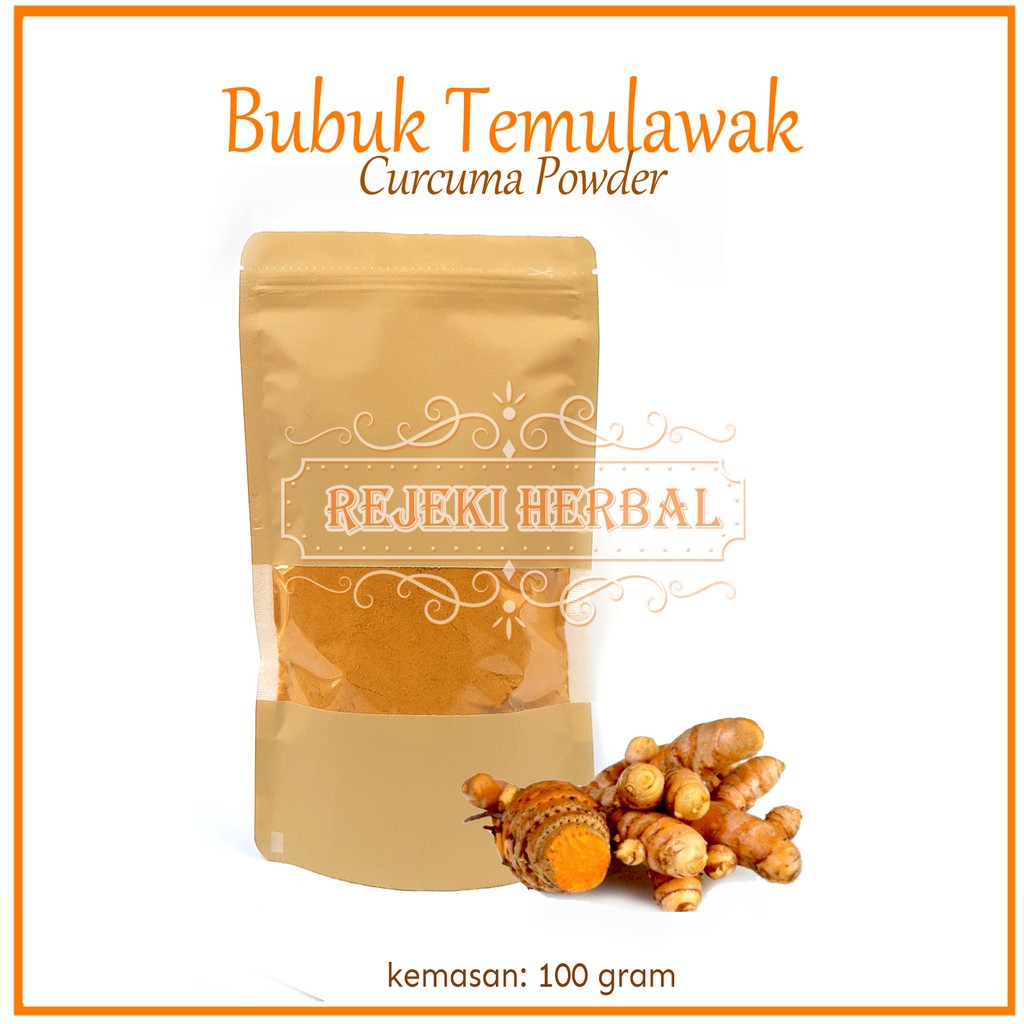 [100 gram] Bubuk Temulawak / Curcuma Pure Powder