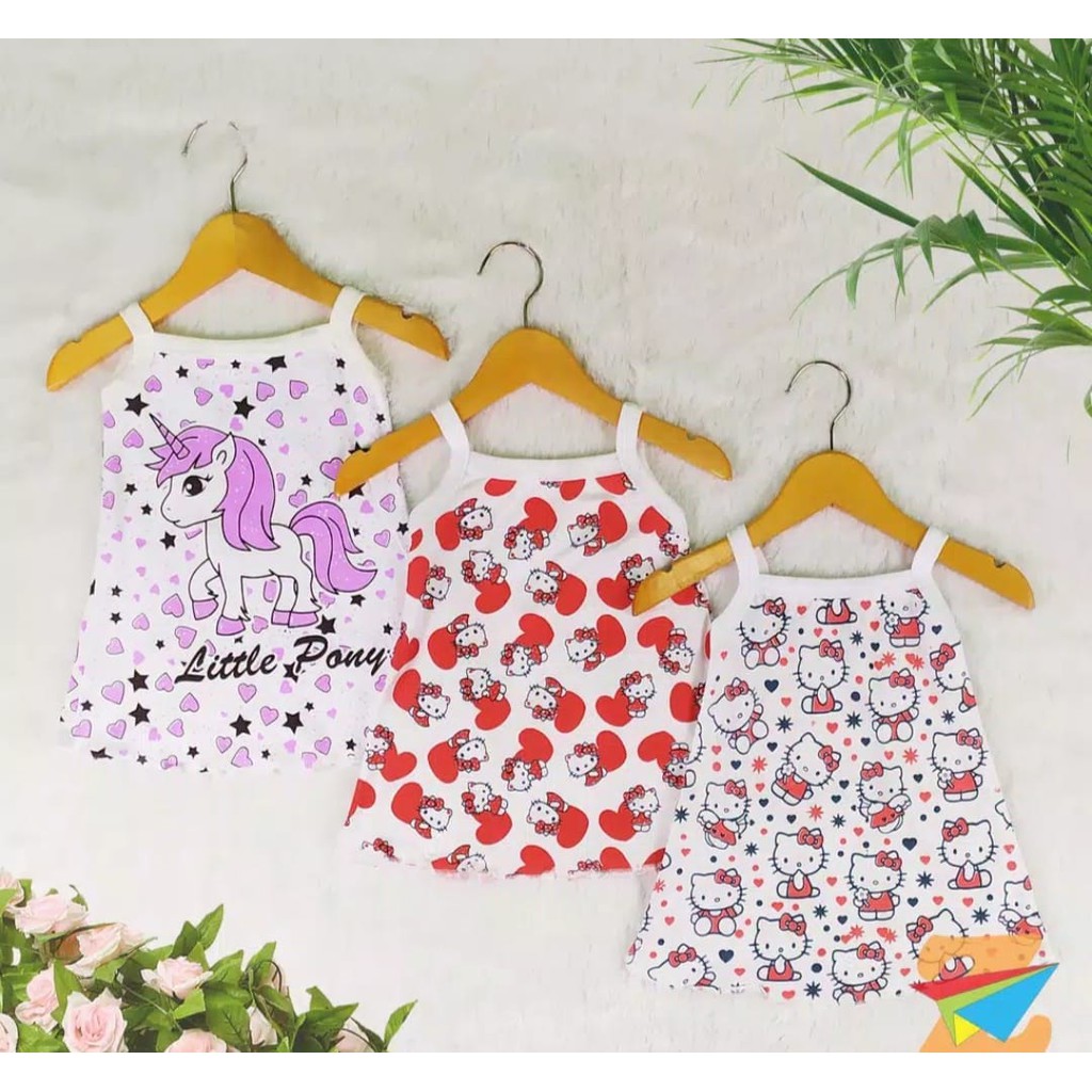 Dress TankTop Anak /Yukensi Tali / Dress Anak Lucu TRS-03