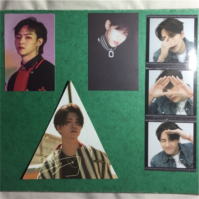 Got7 Photocard - Bambam, Youngjae, Jaebum, Jackson from Eyes On You album and 7for7 album
