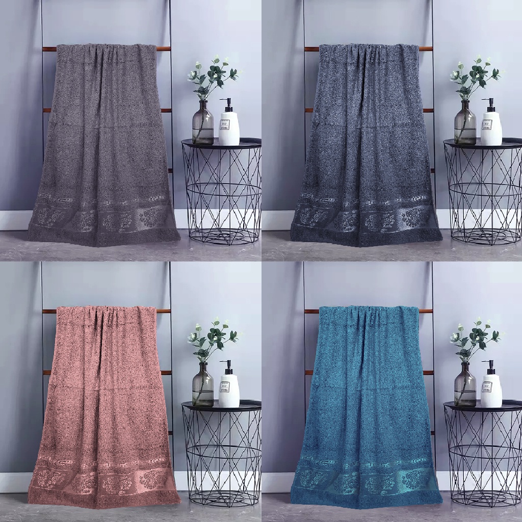 Handuk Dewasa Motif Rose (H101N) TERBARU Bisa COD Handuk Mandi 70x140 cm High Quality / Daya Serap Yang Bagus (100% COTTON)