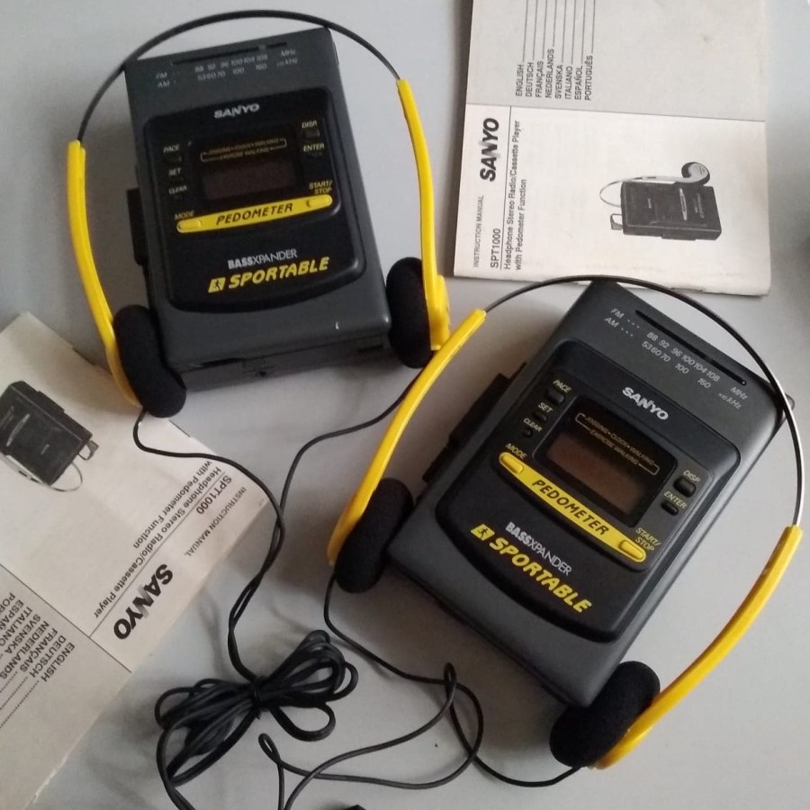 walkman kaset SANYO SPORT SPT-1000 non sony aiwa