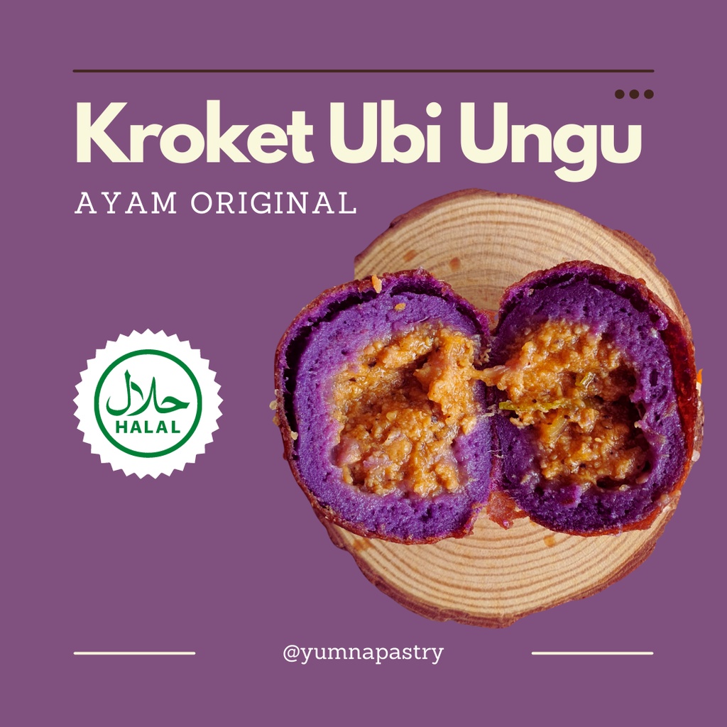 

Kroket Ubi Ungu Ayam Rempah - Jajan Enak Viral - Snack Makassar Takjil Puasa Ramadan - SNACK MEETING CATERING PERNIKAHAN / SNACK CATERING / SNACK MEETING / JAJANAN SESERAHAN MAKASSAR / SNACK BOX / MINUMAN SEGAR / TERIMA RESELLER