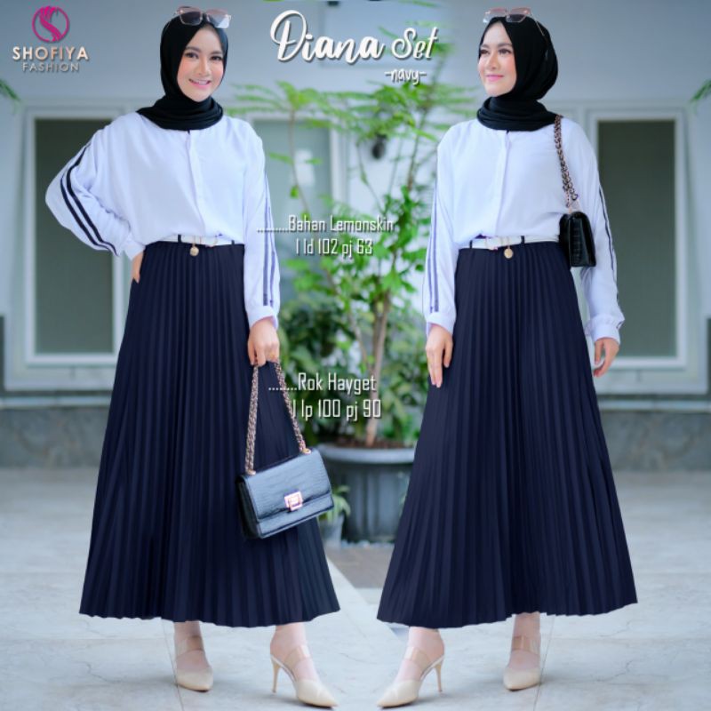Siana Set By:Sofiya/Gamis/Gamis Murah/Dress/Dress Muslim/Pakaian Muslim Wanita
