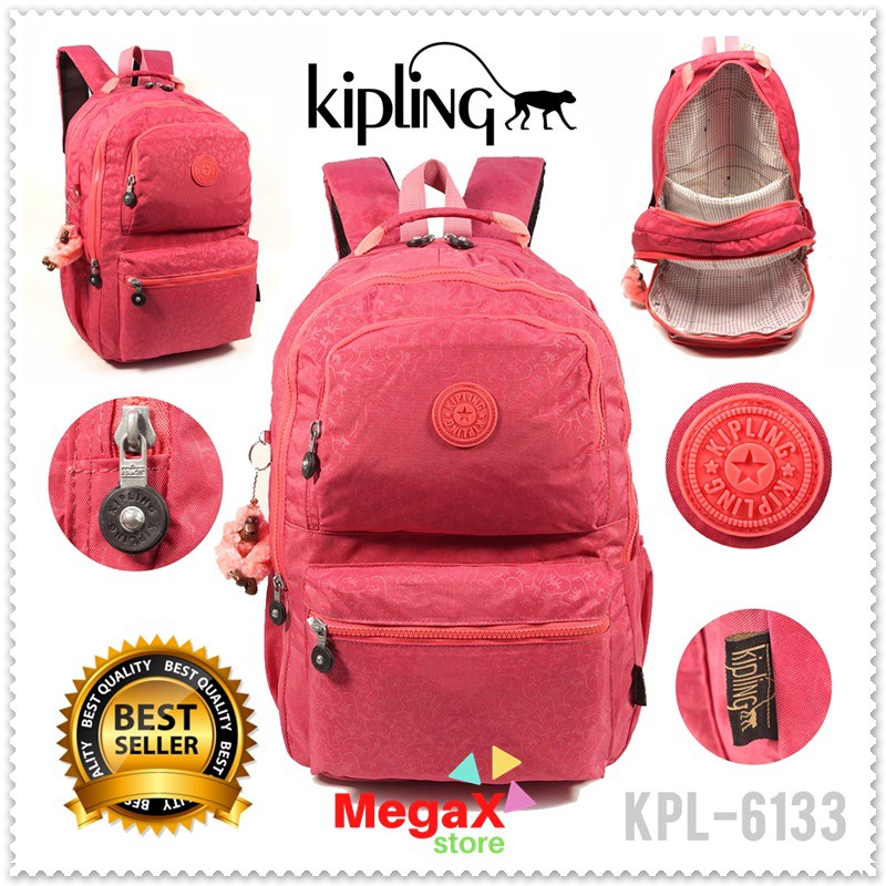 KIPLING RANSEL TAS RANSEL KIPLING RANSEL IMPORT BERUKURAN BESAR ADA SLOT UNTUK LAPTOP 6133