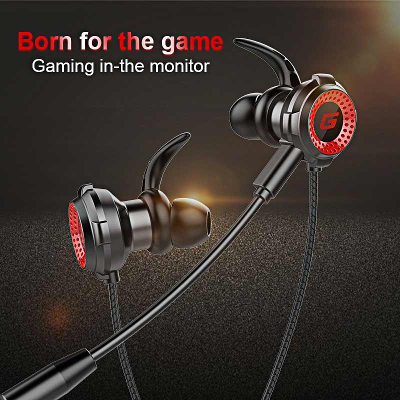 (COD) 98k Headset Gaming with Microphone Wired Earphone 9D Bass Original Waterproof Headphones Hifi Sport Music Surround Stereo Henset