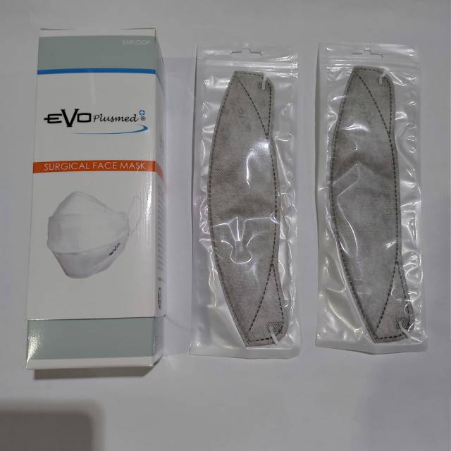 Masker evoplusmed  surgical 3 ply original satuan