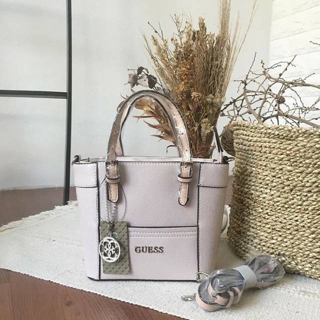 12.12 SALE | GUESSS delaney hologram mini tote bag