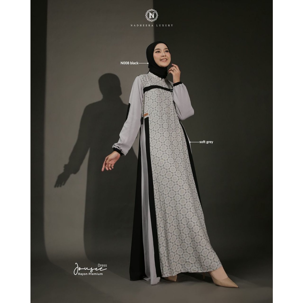 Fashion Baju Muslim Gamis Dress Terusan Premium JOUSEE DRESS by NADHEERA LUXURY