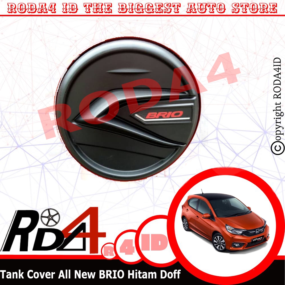 Tank Cover All New BRIO Elite Hitam Doff