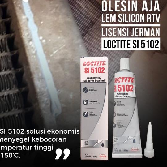 

♀ LEM GASKET TAHAN PANAS UNTUK PAKING MESIN DAN RADIATOR LOCTITE SI 5152 - Alumunium ™