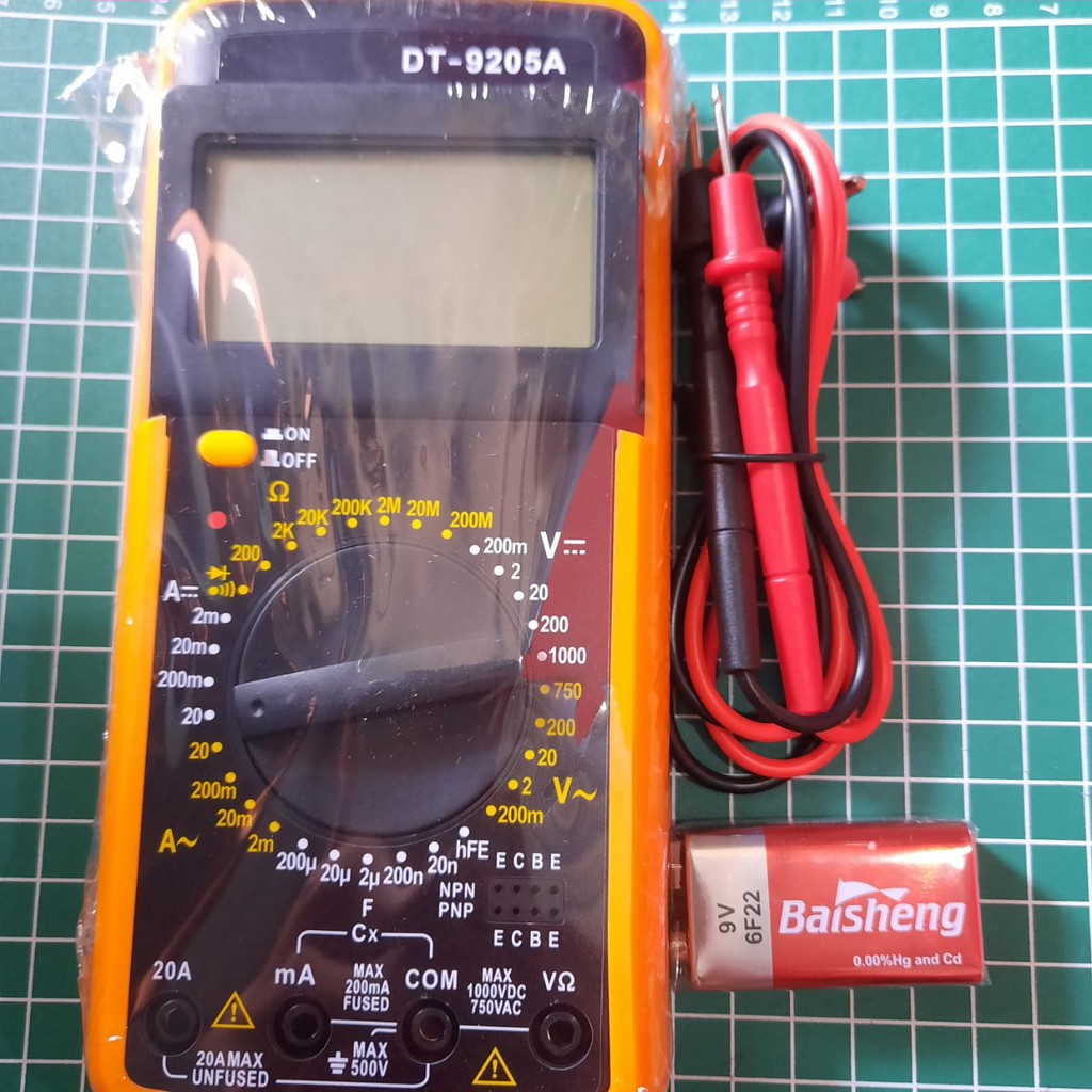 [MET-9011] MULTIMETER DIGITAL AVOMETER MULTIMETER DT 9205 DT9205