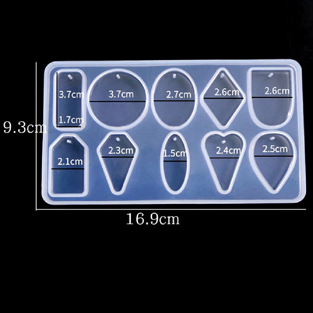 [AdornmentNo1] Pendant Silicone Resin Mold for DIY Jewelry Making Tool Mould Handmade Craft [new]