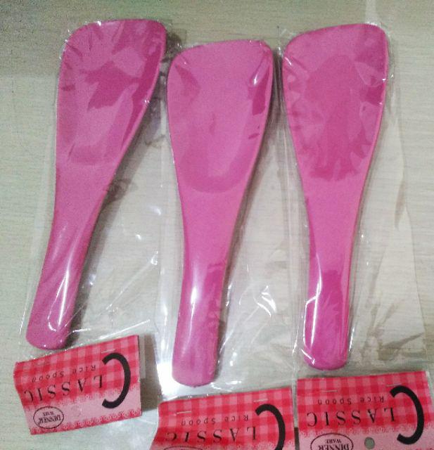 3 Pcs Centong Nasi Dinnerware - Pink