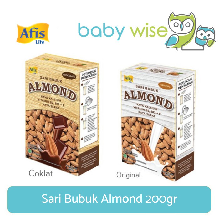 

Afis Sari Bubuk Almond 200gr