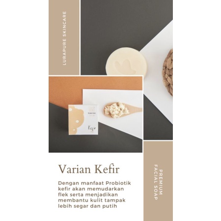 sabun lurapure/lurapure skincare/lurapure sabun kefir