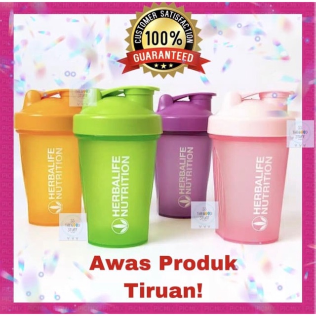 #HERBALIFE 400 Ml Nutrition Shaker Anti Tumpah/Botol Mixer Susu