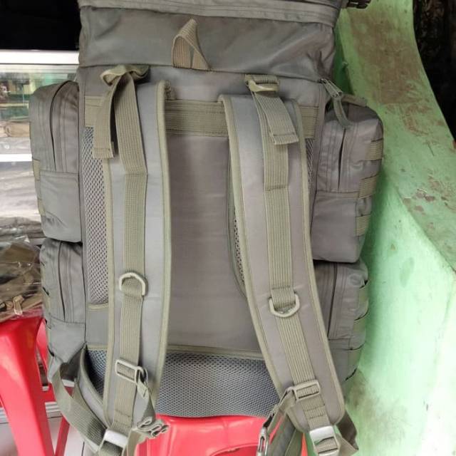 Tas ransel gendong ARMY JUMBO 80/90L/tas ransel besar model RAIDER KOPASSUS tactical outdoor