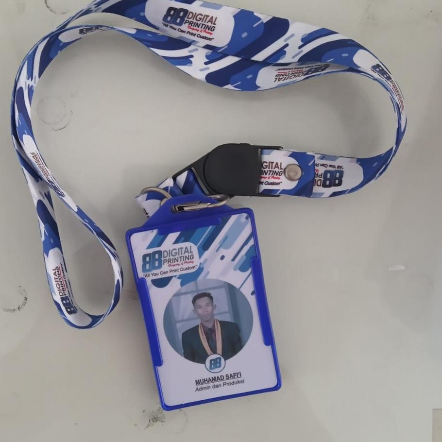 

Kekinian - Cetak Lanyard Custom ID Card LENGKAP / Custom Lanyard ID Card + Frame